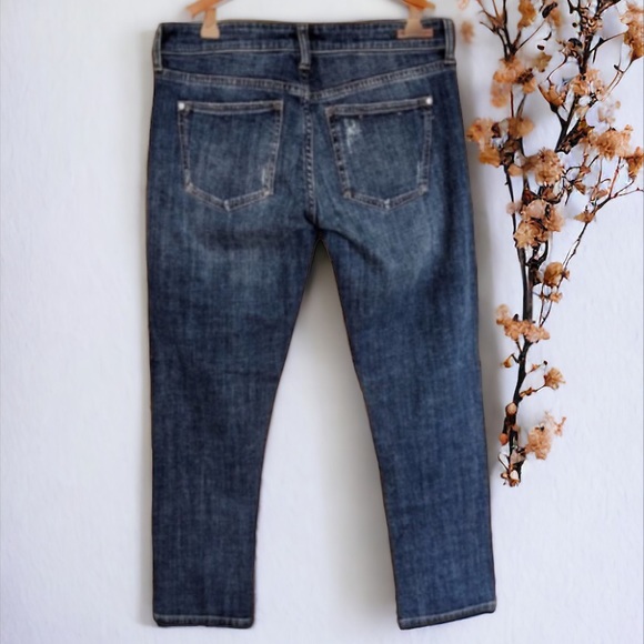 PILCRO HYPHEN MID RISE EMBROIDERED JEANS BY ANTHROPOLOGIE SIZE 28 - Picture 12 of 16